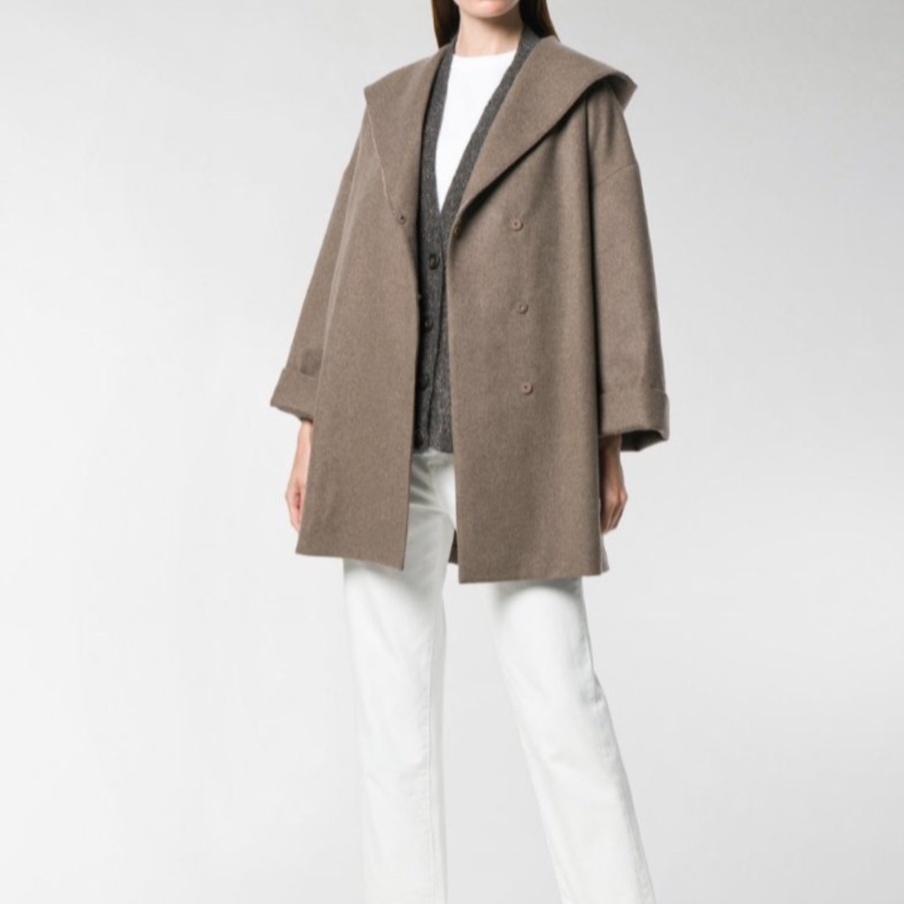 NWOT Brunello Cucinelli 100% Cashmere Wrap Coat - Picture 4 of 8